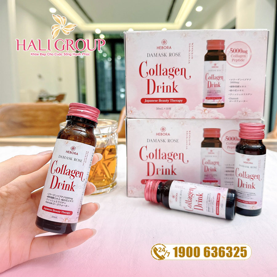 hướng dẫn sử dụng nước uống hebora collagen drink