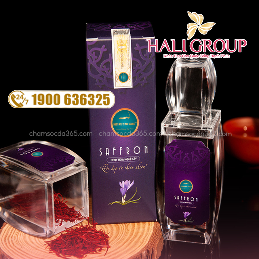 thành phần Saffron – Nhụy Hoa Nghệ Tây Kim Cương Vàng
