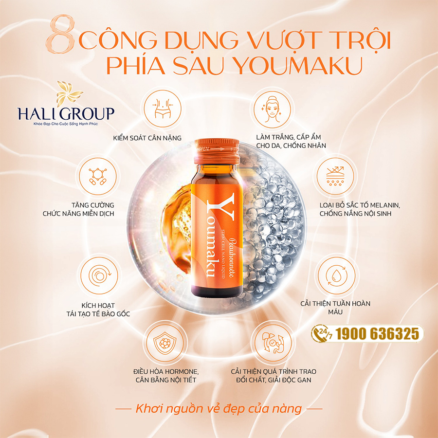 Youmaku Stem Cell Nano Liquid công dụng Youmaku Stem Cell Nano Liquid