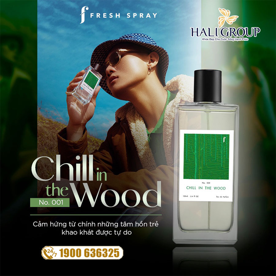 nước hoa f fresh spray no.001 chill in the wood