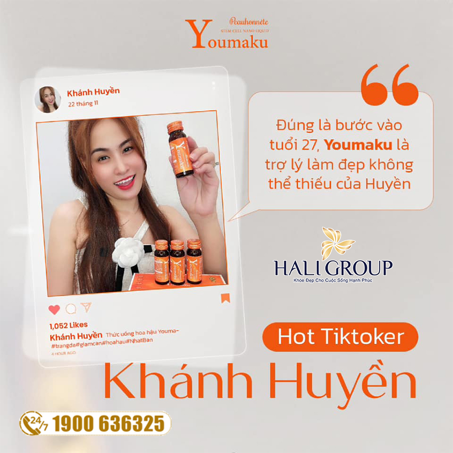 review nước Youmaku Stem Cell Nano Liquid