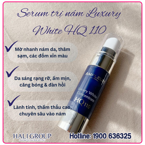 Serum Chuyên Giảm Nám Tàn Nhang Ampleur Luxury White Concentrate HQ 110