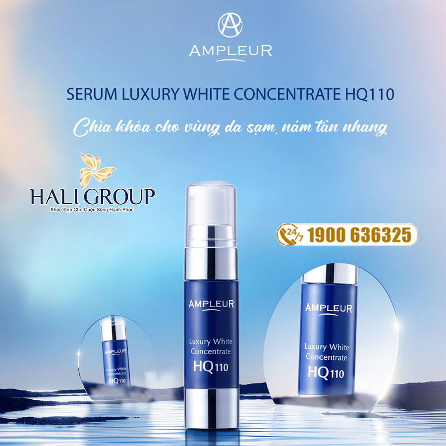 công dụng Serum Chuyên Giảm Nám Tàn Nhang Ampleur Luxury White Concentrate HQ 110