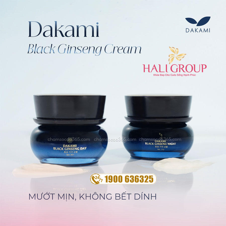 kem nám sâm đen dakami black ginseng
