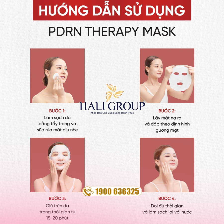 hướng dẫn sử dụng mặt nạ pdrn kyunglab therapy mask