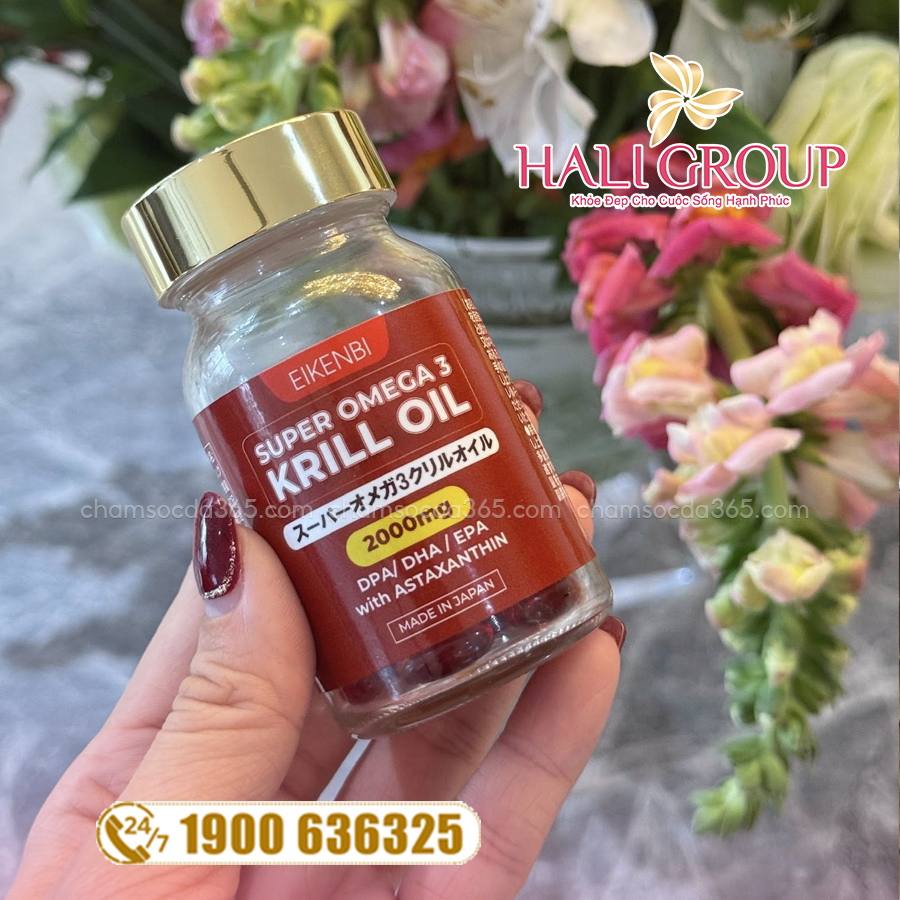 công dụng Viên Uống Dầu Nhuyễn Thể Super Omega 3 Krill Oil 2000mg Eikenbi
