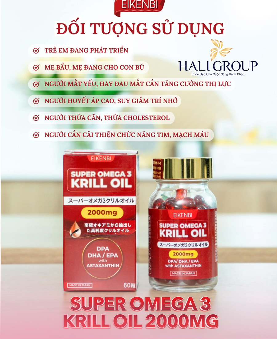 đối tượng sử dụng viên uống dầu nhuyễn thể super omega 3 krill oil eikenbi