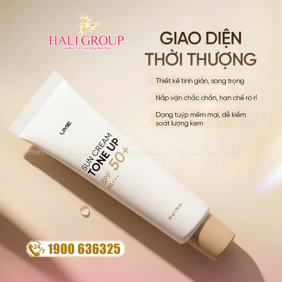 công dụng kem chống nắng nâng tông ume ngọc trinh mẫu mới