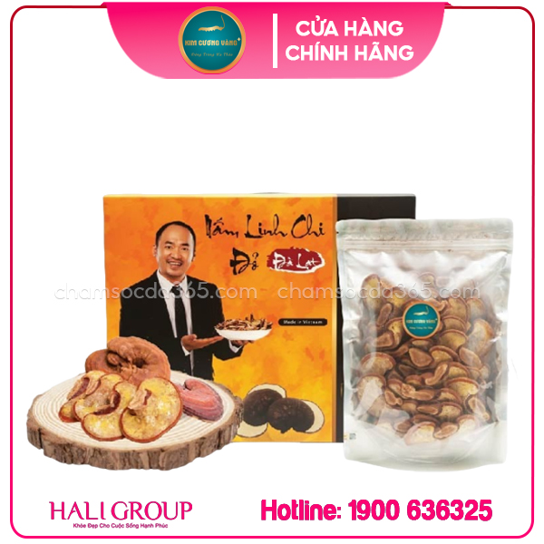 Nấm Linh Chi Đà Lạt Nguyên Tai Kim Cương Vàng