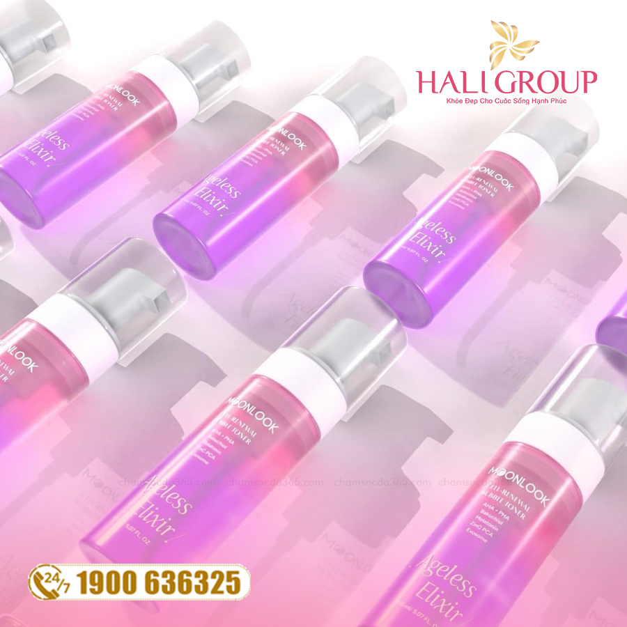 Toner Tạo Bọt Trắng Da Ageless Elixir Cell-Renewal Bubble Toner Moonlook