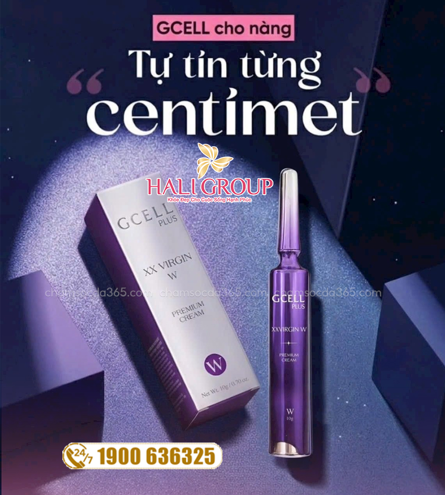 công dụng Kem Hỗ Trợ Hồng Vùng Kín Gcell Plus XX Virgin W