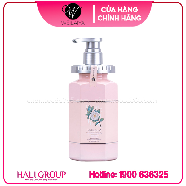 Sữa Tắm Dưỡng Trắng Da Hoa Trà Weilaiya