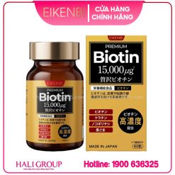 viên uống mọc tóc eikenbi premium biotin mẫu mới