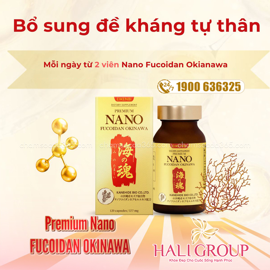 công dụng Viên Uống Nano Fucoidan Okinawa Eikenbi Nhật Bản
