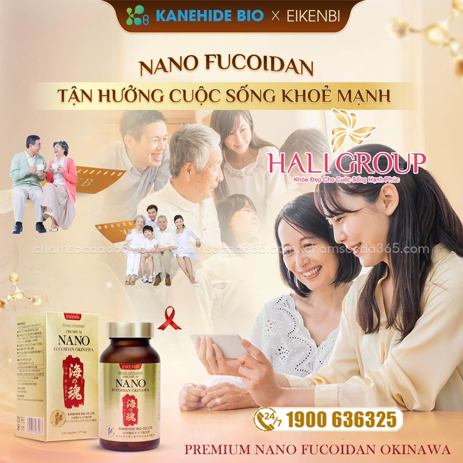 Viên Uống Nano Fucoidan Okinawa Eikenbi Nhật Bản