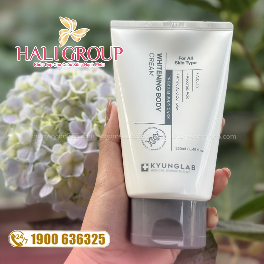 công dụng Kem Dưỡng Nâng Tone Body KyungLab Whitening Body Cream