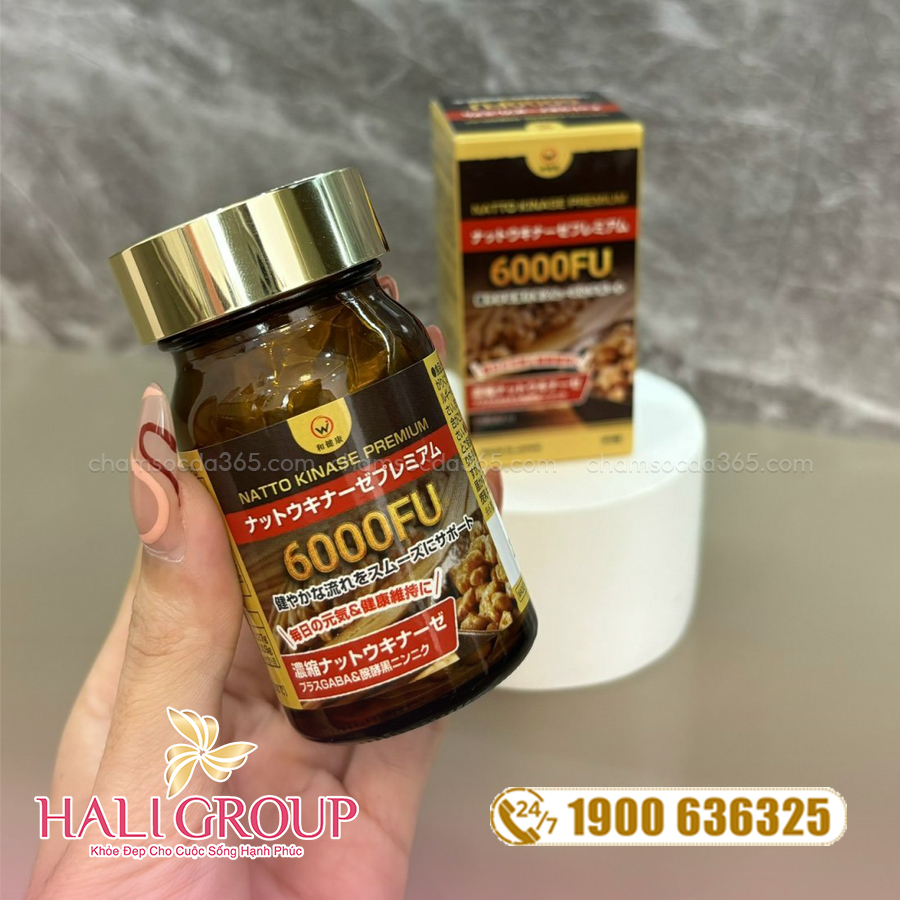 công dụng Viên Uống Nattokinase Premium 6000FU Wakenko Nhật Bản