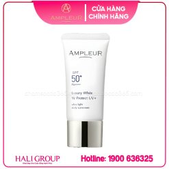 Kem Chống Nắng UV+ Ampleur Luxury White W Protect Nhật Bản