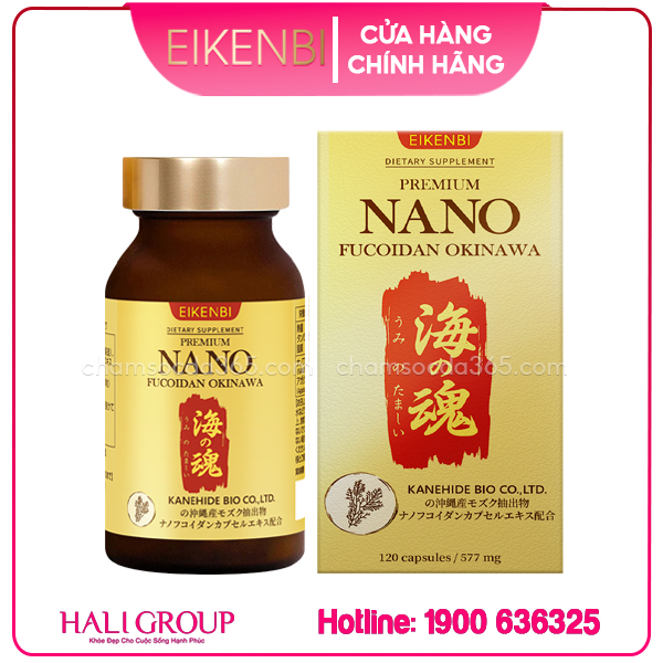 Viên Uống Nano Fucoidan Okinawa Eikenbi Nhật Bản