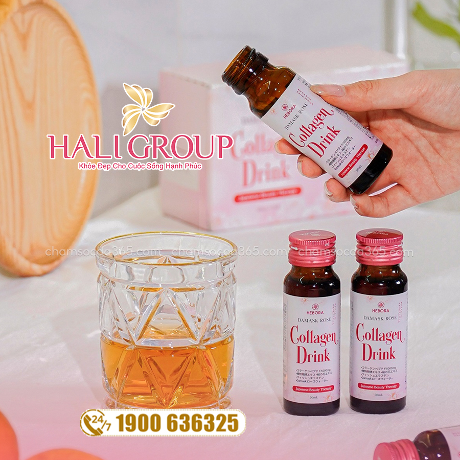 thành phần nước uống hebora collagen drink