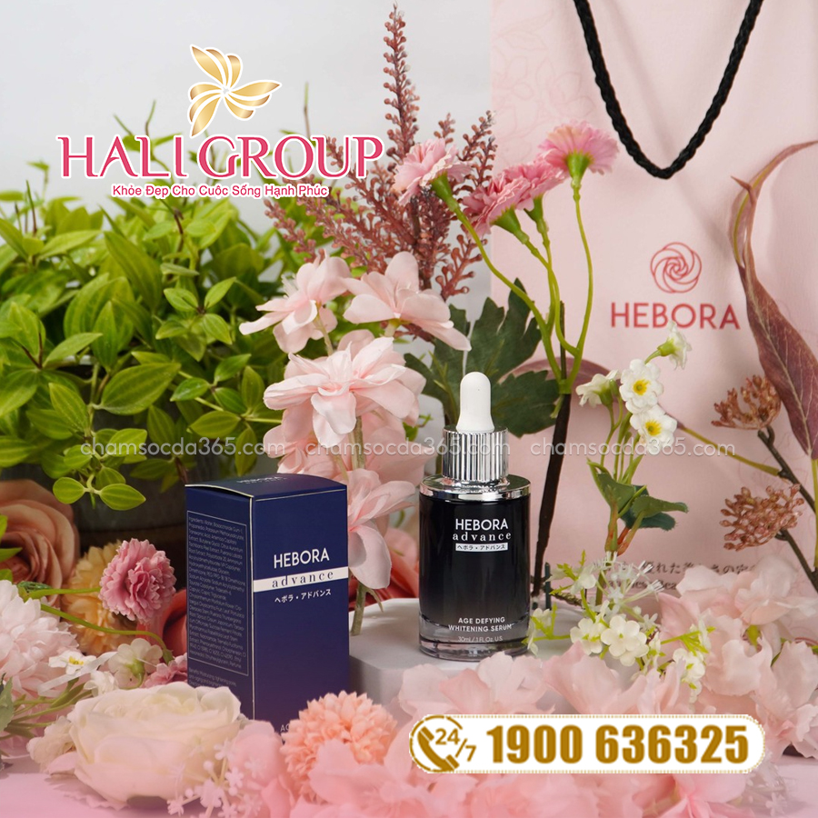 thành phần Serum Dưỡng Sáng Da Giảm Nếp Nhăn Hebora Advance Age Defying Whitening Serum
