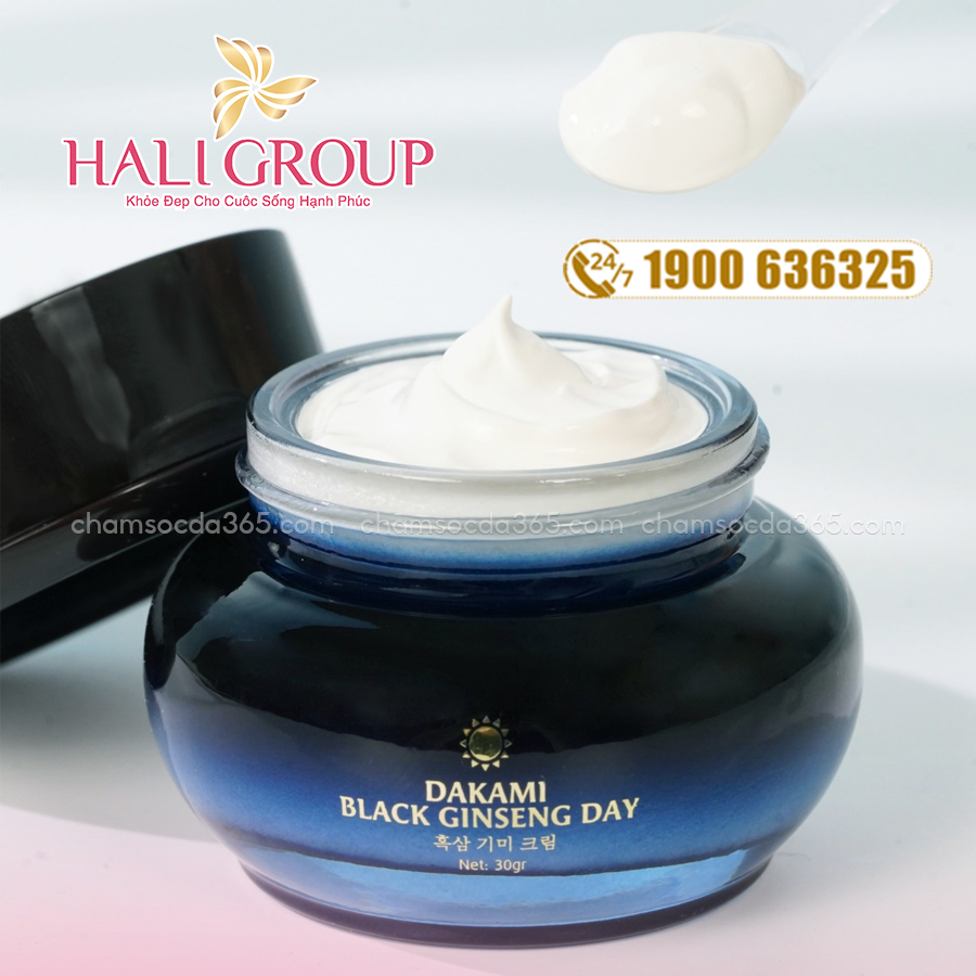 kem sâm đen dakami black ginseng day