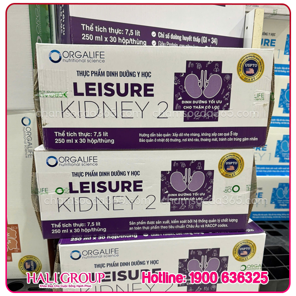 Thực Phẩm Dinh Dưỡng Y Học Leisure Kidney 2 (Thùng 30 Hộp x 250ml) - Ảnh 7