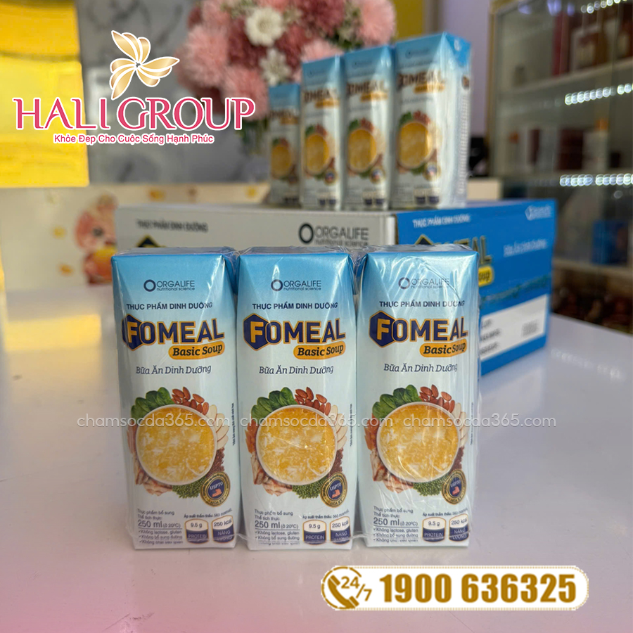 cách dùng Thực Phẩm Dinh Dưỡng Fomeal Basic Soup 