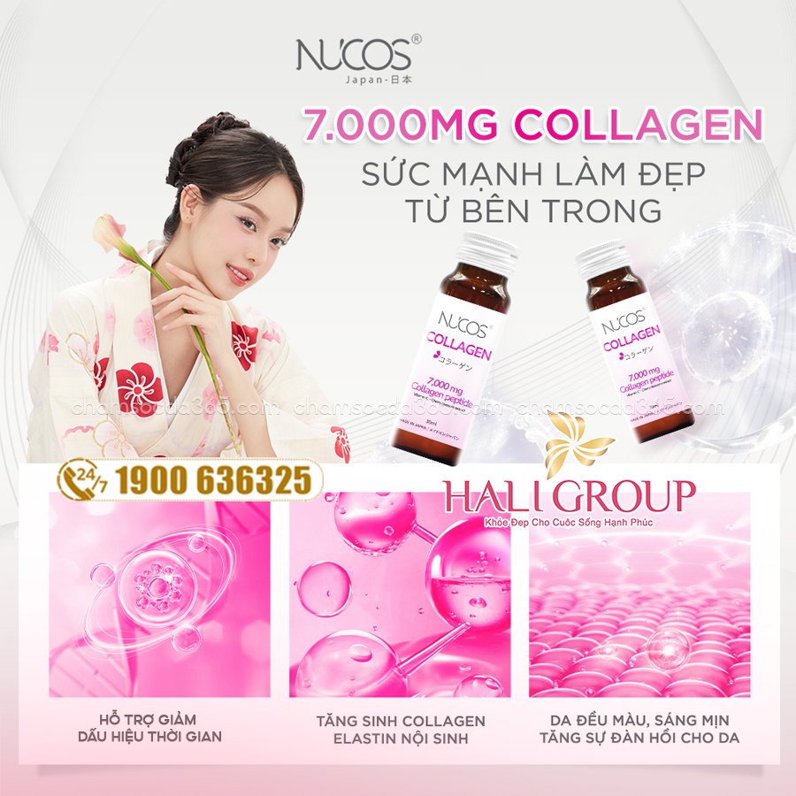 công dụng Nước Uống Collagen Nucos 7000 Nhật Bản