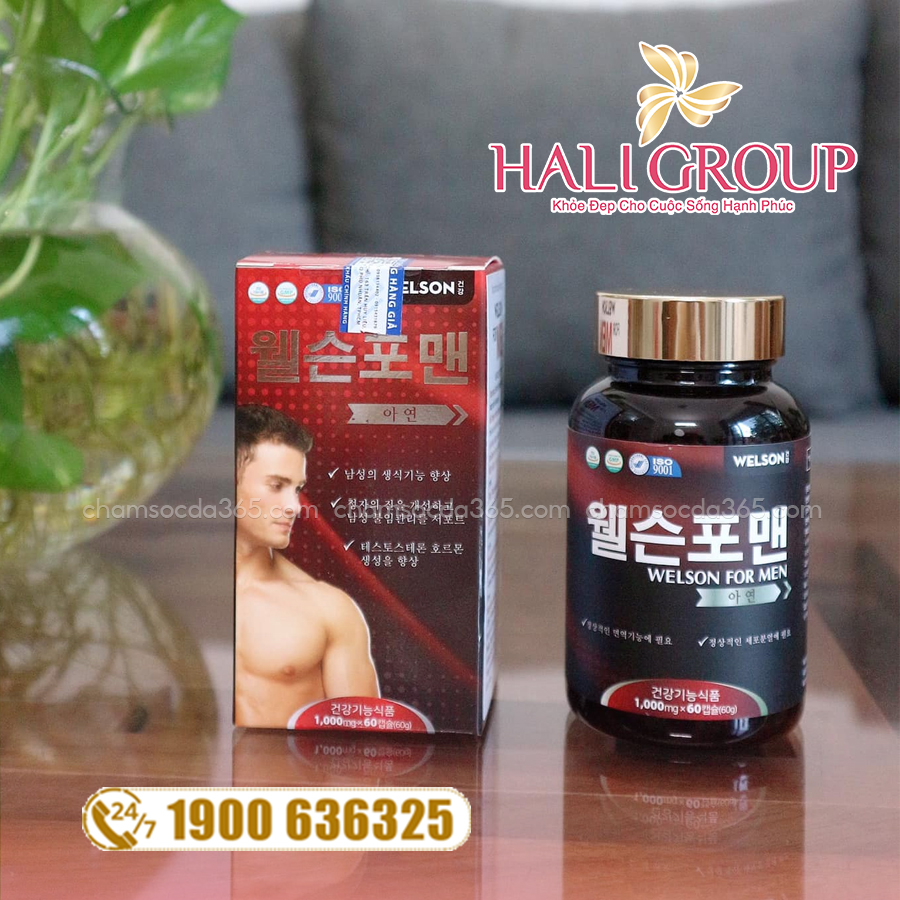 công dụng Viên Uống Welson For Men Hỗ Trợ Tăng Cường Sinh Lý Nam