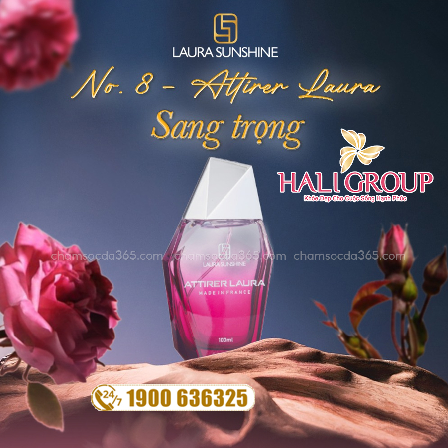 thành phần Nước Hoa Nữ Attirer Laura No8 – Laura Paris Nhật Kim Anh 