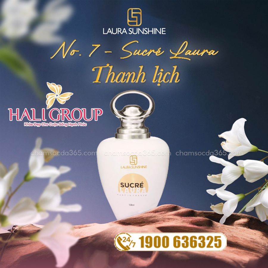 thành phần Nước Hoa Nữ Sucré Laura No7 – Laura Paris Nhật Kim Anh
