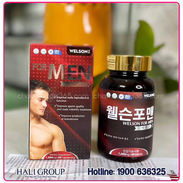 Viên Uống Welson For Men Hỗ Trợ Tăng Cường Sinh Lý Nam có tốt không