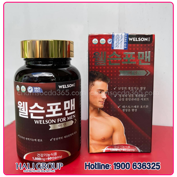 Viên Uống Welson For Men Hỗ Trợ Tăng Cường Sinh Lý Nam review