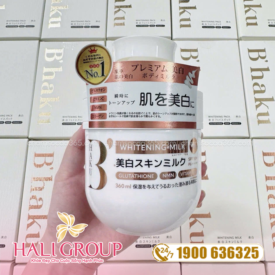 Sữa Dưỡng Thể B’Haku Whitening Milk Nhật Bản