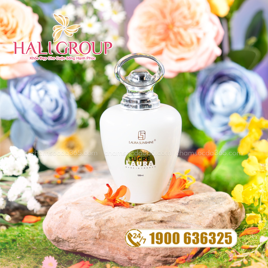 tầng hương Nước Hoa Nữ Sucré Laura No7 – Laura Paris Nhật Kim Anh