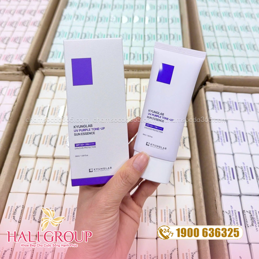 công dụng Kem Chống Nắng Nâng Tone KyungLab UV Purple Tone-Up Sun Essence