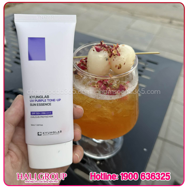 review Kem Chống Nắng Nâng Tone KyungLab UV Purple Tone-Up Sun Essence