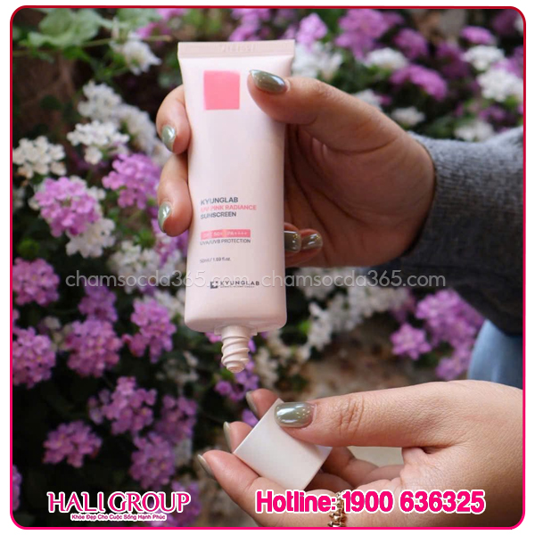 review Kem Chống Nắng Nâng Tone KyungLab UV Pink Radiance Sunscreen tông hồng