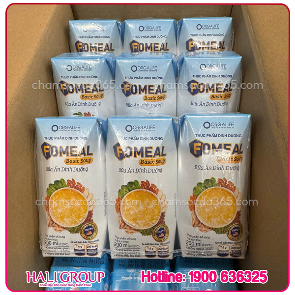 Thực Phẩm Dinh Dưỡng Fomeal Basic Soup (Thùng 36 Hộp x 200ml) - Ảnh 4