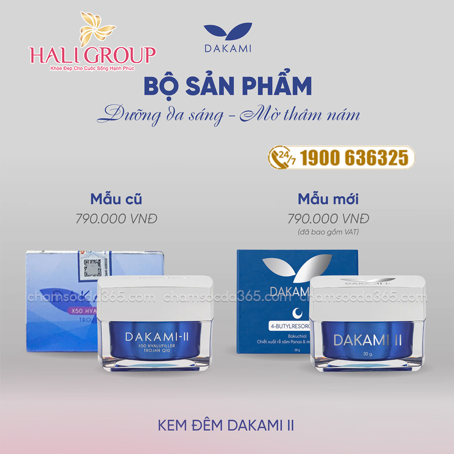 kem đêm dakami ii mẫu mới