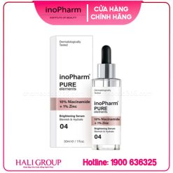Tinh Chất Dưỡng Ẩm, Giảm Mụn & Sáng Da Inopharm 10% Niacinamide + 1% Zinc Bulgaria