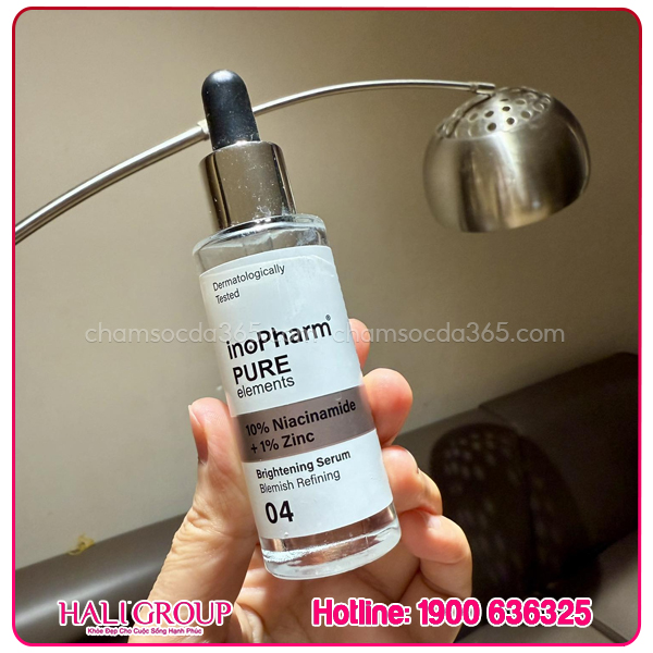 review Tinh Chất Dưỡng Ẩm, Giảm Mụn & Sáng Da Inopharm 10% Niacinamide + 1% Zinc Bulgaria