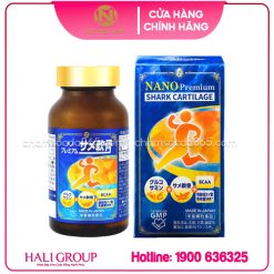 Viên Uống Hỗ Trợ Sức Khỏe Xương Khớp Nichiei Bussan Nano Premium Shark Cartilage Nhật Bản