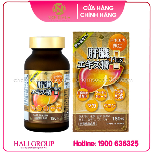 Viên Uống Hỗ Trợ Gan Nichiei Bussan Liver Hydrolyzate Plus Nhật Bản