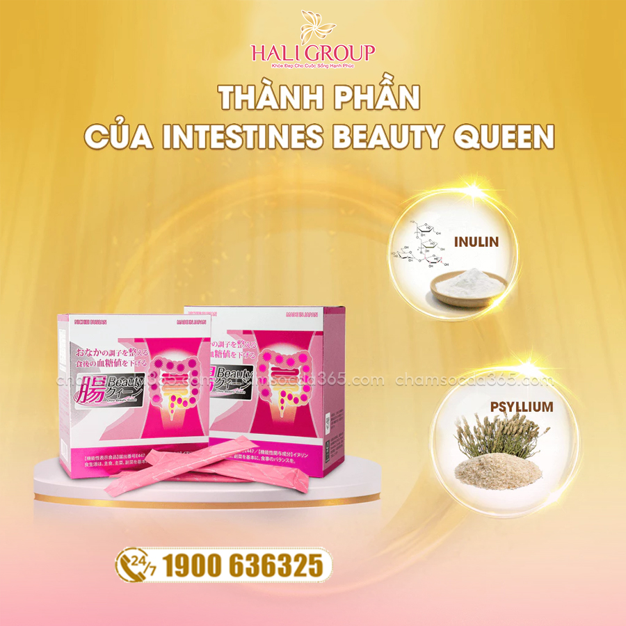 thành phần Men Hỗ Trợ Tiêu Hóa Nichiei Bussan Intestines Beauty Queen Nichiei Asia Nhật Bản