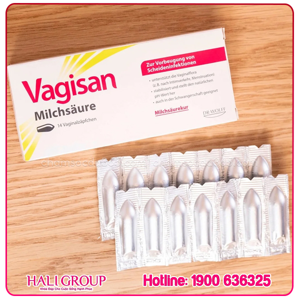 Viên Đặt Cân Bằng pH Vùng Kín Vagisan Milchsäure Đức - Ảnh 3