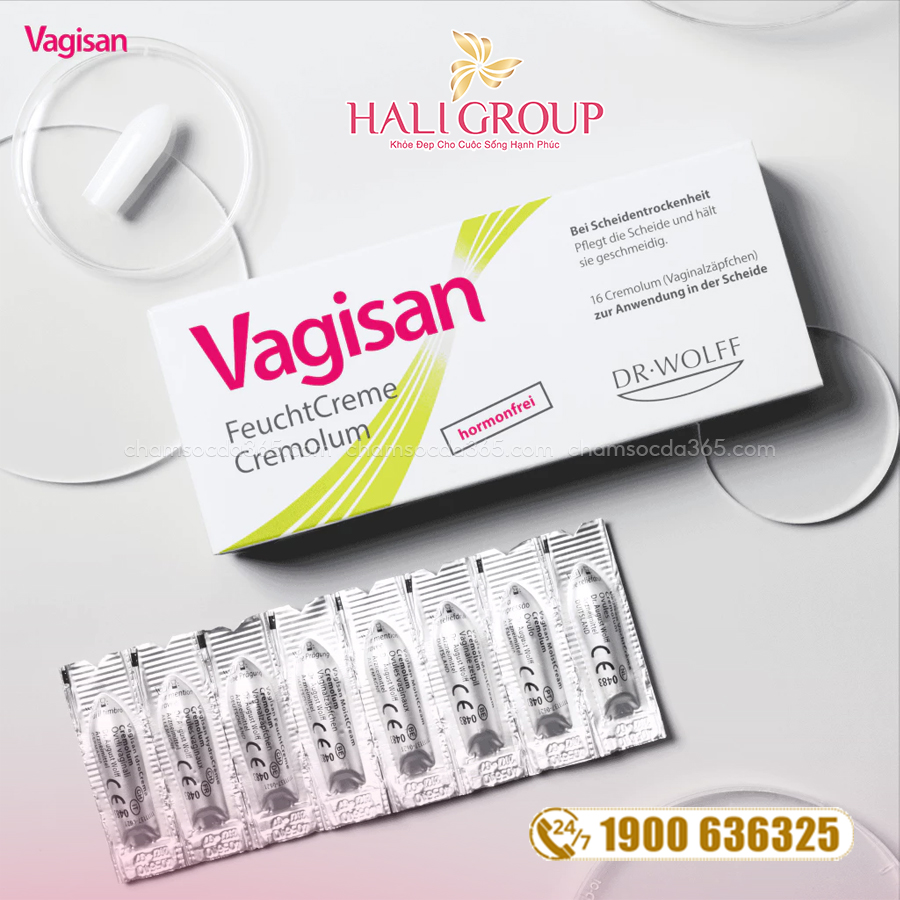 công dụng Viên Đặt Dưỡng Ẩm Chuyên Sâu Giảm Khô Hạn Vùng Kín Vagisan FeuchtCreme Cremolum