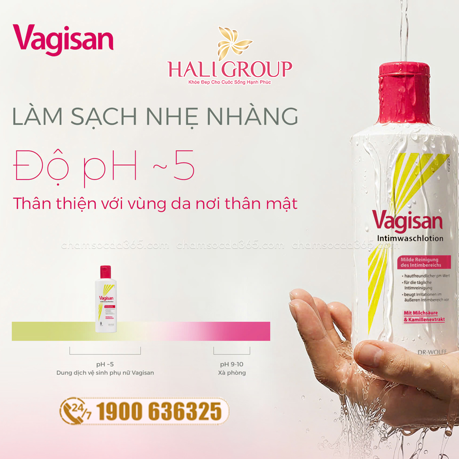 Dung Dịch Vệ Sinh Phụ Nữ Vagisan Intimwaschlotion Đức