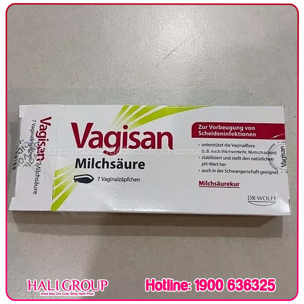 review Viên Đặt Cân Bằng pH Vùng Kín Vagisan Milchsäure Đức